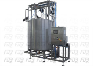 CIP 15000Lh automatic FDB for dairy plant