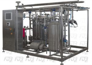 Pasteuriser HTST degaser  yoghurt milk